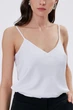 Шелковый топ ES.design ss2008.1 размер L белый - изображение 2