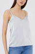 Шелковый топ ES.design ss2007.2 размер L белый - изображение 1