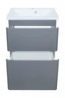 Тумба Bianco с умывальником Bianco 50 (2 ящика), бетон - изображение 2