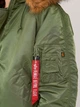 Куртка зимова коротка чоловіча Alpha Industries N-2B Parka 4XL Sage Green - зображення 4