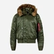 Куртка зимова коротка чоловіча Alpha Industries N-2B Parka 4XL Sage Green - зображення 5