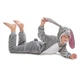 Піжама Кігурумі Сліп Для Хлопчиків Kigurumi Костюм Кролик Заєць Негідник Сірий 120-130 см. (2029/2) - зображення 4