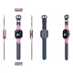 Дитячі смарт годинник-телефон Smart Baby Watch Aishi Q15 Pink з GPS для дівчинки - зображення 2