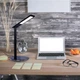 LED-лампа з бездротовою зарядкою для мобільних телефонів iBest T300b чорна - зображення 7
