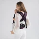 Слинг эрго-рюкзак Love & Carry AIR X LC136 Фиолетовый 100% хлопок с подголовником и капюшоном - изображение 3