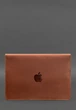 Чехол-конверт для MacBook 13 с микромагнитами из натуральной кожи светло-коричневый(BB_30002492) - изображение 2