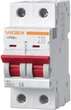 Автоматический выключатель VIDEX RS4 Resist 2п 40А 4.5кА тип С (VF-RS4-AV2C40) - изображение 1