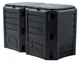 Компостер садовий MODULE COMPOGREEN 800 л Prosperplast 135х71, 9х82, 6 см (sad0001014) Чорний - зображення 1