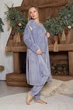 Комплект брючна піжама + халат Кс1580 MiaNaGreen 4XL (54-56) Сірий - зображення 3