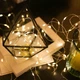 Светодиодная гирлянда LED капля росы 20led 2м на батарейках Теплый - зображення 2