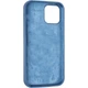 Чехол Fiji Silicone Case для Apple iPhone 12 Pro бампер накладка Full Soft Alaskan Blue - изображение 3