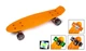 Скейт Penny Board 22" Помаранчевий на LED колесах - зображення 2