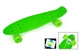 Скейт Penny Board 22" Зелений на LED колесах - зображення 4