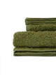 Простирадло Махрове Dokma 155x220 Green Olive - зображення 1
