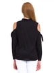 Женская блузка LC Waikiki с открытыми плечами XS Черная (LCW Woman -2726) - изображение 2