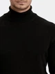 Чоловічий гольф LC Waikiki з коміром під горло XXL Чорний (LCWKnitwear-1299) - зображення 3