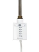 Тэн электрический в сушилку для полотенец Cini QS с регулятором 30-60C, сенсорным экраном, белый (white) 600 Вт - изображение 2