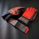 Сучасні воротарські рукавички REUSCH футбольні із захистом пальців дорослі підліткові для воротаря Чорний-помаранчевий АН-935 Розмір 10 - зображення 3