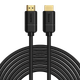 Кабель BASEUS CAKGQ-C01 HDMI 4K to HDMI 4K, 3 м, HDMI 2.0, скорость 18 Гбит/с, черный - изображение 1