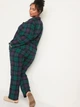 Фланелевая женская пижама Old Navy 1159758541 (Зеленый, XXL) - изображение 4