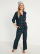 Фланелевая женская пижама Old Navy 1159758541 (Зеленый, XXL) - изображение 5