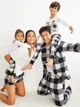 Фланелевая женская пижама Old Navy 1159768870 (Черный/Белый, XS) - изображение 6