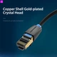 Патч-корд Vention CAT 8 SFTP Ethernet, 0.5 m, Black (IKABD) - изображение 4