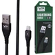Кабель Veron Braided LV09 USB - Lightning 2.4A (2 метра, черный) - изображение 1