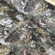 Ткань скатертная Super Textiles ш. 147 см жаккардовая с цветами на бежево-коричневом фоне пог.м. (1533) - изображение 1