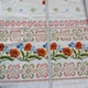Ткань рогожка Текстерно ш. 150 см с маками и имитацией вышивки пог.м. (1738) - изображение 4