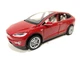 Машинка металева Автопром Tesla Model X 1:32 світло звук відкриваються двері/капот/багажник Бордова (6603) - зображення 3