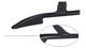 Багажник на крышу Opel Astra 1992-2005 черный на рейлинги Can Otomotiv Diamond-8287 - изображение 4
