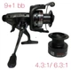 Карповая катушка TS12 50FR 9+1BB HIBOY Haibao Fishing с бейтраннером - изображение 1