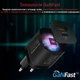 Сетевое зарядное устройство Promate PowerPort-33 Вт USB-C+USB-A Black (powerport-33.black) - изображение 3