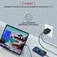 Сетевое зарядное устройство Promate PowerPort-33 Вт USB-C+USB-A Black (powerport-33.black) - изображение 4