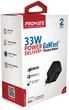 Сетевое зарядное устройство Promate PowerPort-33 Вт USB-C+USB-A Black (powerport-33.black) - изображение 7