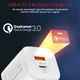 Сетевое зарядное устройство Promate PowerPort-33 Вт USB-C+USB-A White (powerport-33.white) - изображение 6