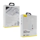Сетевое зарядное устройство Baseus GaN2 Pro Quick Charger (CCGAN-J01), 120W, ( в комплекте - кабель Type-C ), White для ноутбков MacBook, Asus, Lenovo, Huawei, HP, Samsung, Razer - изображение 6