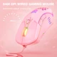 Мышь игровая компьютерная Onikuma CW902 Pink с RGB подсветкой, проводная (CW902P) - изображение 4