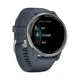 Спортивные часы GARMIN Venu 2 Silver/Granite Blue with Silicone Band - изображение 8