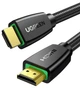 Кабель Ugreen HD118 High-End HDMI Cable Nylon Braid 1m (Black) (6689323) - зображення 1
