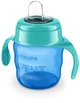 Дитяча чашка-непроливайка Philips Avent 200мл з м'яким носиком від 6 місяців Блакитний/Зелений (SCF551/05) - зображення 1