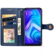 Чехол-книжка GETMAN Gallant (PU) кожаный для Xiaomi Redmi Note 9 / Redmi 10X Синий - изображение 3