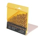 Набор сверл для металла MASTERTOOL 19 шт HSS 1 - 10 мм plastic box ТИТАН (11-0219) 4655733 - изображение 1