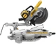 Пила торцювальна з протяжкою DeWalt мережева 1675 Вт DWS727 (5035048707159) - зображення 2
