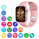 Cмарт-годинник Smart Watch Series 6 HW22 Plus рожевий (сповіщення, дзвінки, голос виклик, бездротова зарядка) - зображення 1