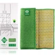 Спонж GreenWay Green Fiber HOME S6, для кухні SPLITTER зелений, потрійний 2х стор., scrub+ (06039) - зображення 1