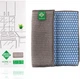 Спонж GreenWay Green Fiber HOME S6, для кухни SPLITTER серый, тройной 2х стор., scrub+ (06040) - изображение 1