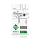 Серветка GreenWay Green Fiber HOME S3, Файбер ребристий, сірий (06026) - зображення 4