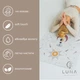 Премиальный коврик для йоги Luna Yoga 1830х680х4 мм Light Sky (LunaYogaMatLightSky) - изображение 2